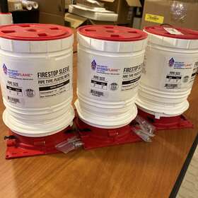 Hfp-p6 Holdrite Lot Of 3 Hydroflame Pro Series Telescoping Firestop Sleeve 2 Inch -3