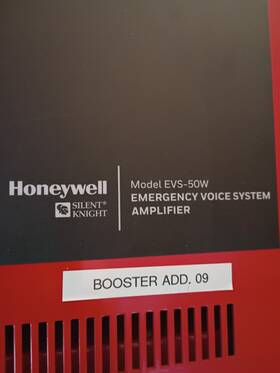 Evs-50w Honeywell Silent Knight Emergency Voice System Amplifier