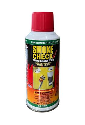 Hsi 752595000025 Fire And Safety Smoke Check Detector Tester Aerosol 2.5oz