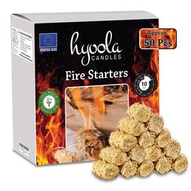 H10050 Hyoola Firestarters - 100% Natural Fire Starters Easy To Use For Bbq And G... Fast Ship