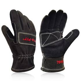 7851m Intra-fit Nfpa 1971 Structural Fire Fighter Glove 2d Curved Fingers Heat Resi... Fast Ship