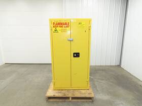 Bm60 Jamco Flammable Safety Cabinet 60 Gallon Yellow Liquid