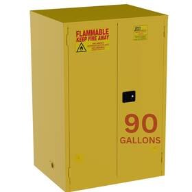 Bs90ypqa Jamco 90 Gallon Flammable Safety Cabinet Steel Storage Wit