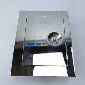 71350 Josam Wall Hydrant Box By Series Stainless Steel 1/4 Turn Lock