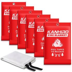Fire-blankets-1 Kanhiro Fire Blanket Emergency For Home Kitchen - Fiberglass Suppression