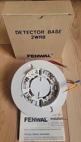 2wrb Kidde Fenwall Base - For Fire Detector Alarm New Read
