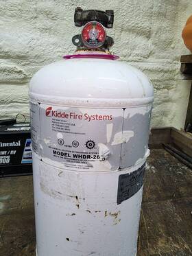 Whdr-260 Kidde Kiddie Fire Suppression System Bottle