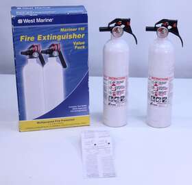 Xx-861927 Kidde Mariner 110 Fire Extinguisher Value Pack Set Multipurpose Dry Chemical Lot