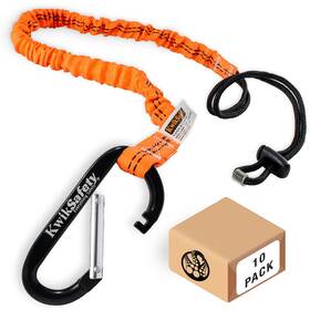 B07qmx27qf Kwiksafety - Charlotte Nc Tentacle 10 Pack Light Duty Tool Lanyard With Aluminum