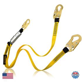 Kwiksafety B088fwdq6h - Charlotte Nc Taipan 6 Double Leg Flat Safety Lanyard 1 Pack
