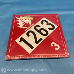 Zt2-1263 Labelmaster Pack Of 25 Flammable Liquid Placards Fnfp