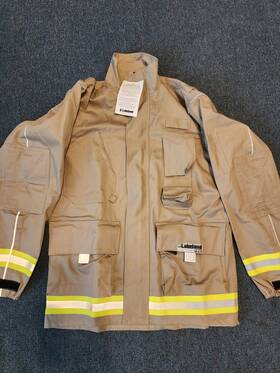 Exct20 Lakeland Fire Fr Extrication Coat With Trim