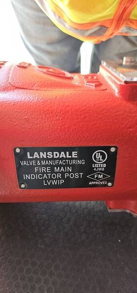 700-275-00160 Lansdale Wall Post Indicator Valve