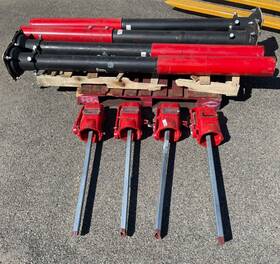 700-275-00185 Lansdale Valve Lot Of 4 Adjustable Vertical Fire Indicator Post