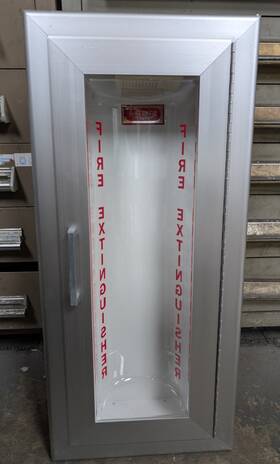 2409-c Larsens New Fire Extinguisher Cabinet