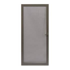 36048041 Larson Premium 81 Inch H X 32 W Brown Aluminum Screen Door