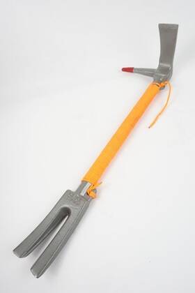 53463 Leatherhead Halligan Bar 24 Inch Carbon Steel 2ft With Paracord Us Made Fire Pry Entry