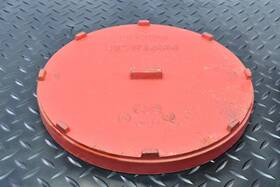 Xgqt06 Lede 10 Inch Grooved End Cap Ductile Iron With Red Paint Coating Ul/fm