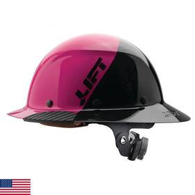 Lift Safety B0b8k4gtns Dax Fiber Resin Full Brim Hard Hat - Pink Black Medium