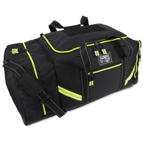 Lxfb10b-nl Lightning X Products Firefighter Premium 3xl Step-in Turnout Gear Bag - Black With No Log
