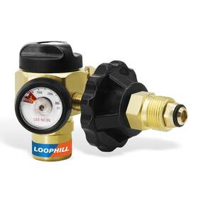 Lpvn500 Loophill Vn-500 Nitrogen Purging Regulator With 500psi - 4-position Flow Control Tst/prg