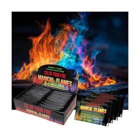 Mf60050 Magical Flames Fire Color Packets 50 Pack Vibrant Multi-color For Fir