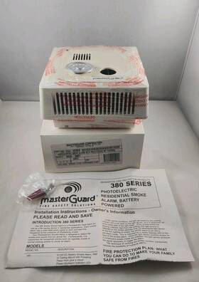909-0134-002mgb Masterguard 700217015001 Mgb-380t Smoke Alarm With Piezo/135deg Int Therma