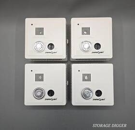 S-1671 Masterguard Set Of 4 Single Station Smoke Alarm Wall Or Ceiling Mount