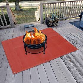 Meitola 759838007933 Fire Pit Mat Silicone Stove Retardant Fireproof Heat R
