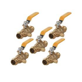 532vlv012d-5 Midline Valve Premium Press Ball With Drain 1/2 Inch C