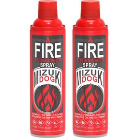 Fex-03 Mizuki Dog 2-pack Portable Fire Extinguisher For Home Small Abck