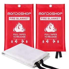 Efb-002 Mondoshop Fire Blankets Emergency For Kitchen Home - Retardant