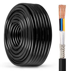 Mookeerf 635403012307 18/4 Shielded Wire 100ft 18awg 4 Conductor Chain Cnc Pure Coppe