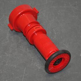 517-252 Moon American Fire Hose Fog Nozzle 2-1/2 Inch Nst 150 Gpm Polycarbonate