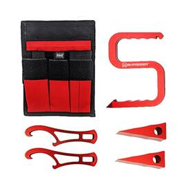 Motis 628504268155 Firefighting Bunker Gear Pocket Organizer Kit With Snagger Tool Mini Spanner