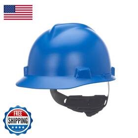 B07vl6991y Msa 10203082 V-gard Cap Style Safety Hard Hat Fas-trac Iii Ratchet Suspension