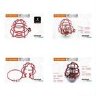 Mws002 Pack Fire Extinguisher Mounts Brackets Red Sprinkler Head 628504121030