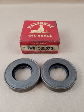 50157s National 2 New Nos Oil Seals Seal Pair