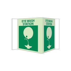 Glv53 National Marker Notice Sign Visi Eye Wash Station 5.75x8.75 Acrylicglow