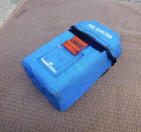 5100-606a New Generation Fire Shelter Wildland Firefighter Undeployed Large Dated 11/2006