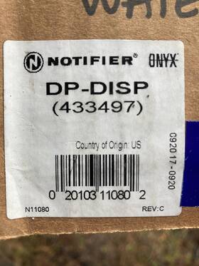 Notifier 020103110802 Dp-disp