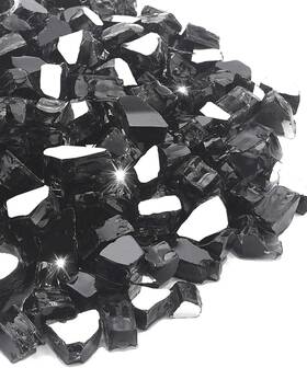 Nupick 783906438817 20 Pound Fire Glass 1/2 Inch Reflective Fit With Pit