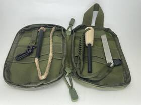 Otxeer 710946103276 Flint And Steel Fire Starter Kit Ferro Rods Magnesium Survival