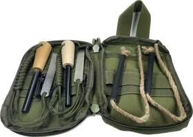 Otxeer 710946103283 Flint And Steel Fire Starter Kit Ferro Rods Magnesium Survival