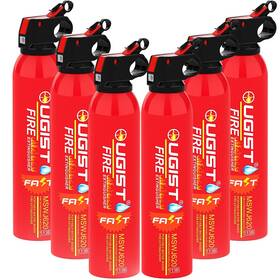 Msj620 Ougist Small Portable Fire Extinguisher For Home And Kitchen 21oz Each 6-pack Wat