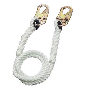 B01hjfs8ts Peakworks Fall Protection Restraint Lanyard Rope And 2 Snap Hooks 4 Ft. Length