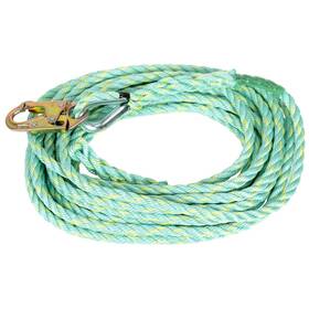 B01hjfte6y Peakworks Premium Vertical Lifeline - Fall Protection Polysteel 5/8 Diameter