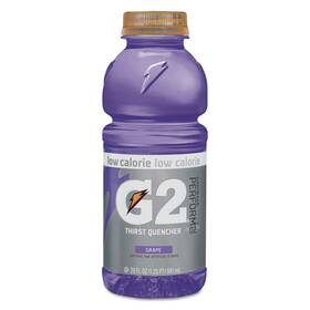 20406 Pepsico Gatorade G2 Perform 02 Low-calorie Thirst Quencher Grape 20 Oz Bottle 24/cart