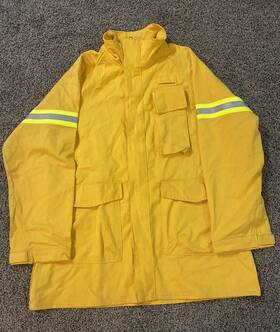 5501872-c4 Pgi Fireline Ground Pounder Classic Coat Ultra Soft Yellow Size Large