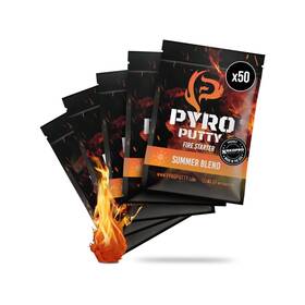 Phone Skope 850010286617 Pyro Putty Single Use Waterproof Survival Fire Starter 20 Or 50